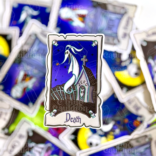 Nightmare Tarot Death - Sticker