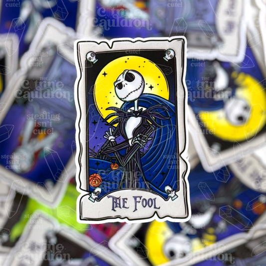 Nightmare Tarot The Fool - Sticker