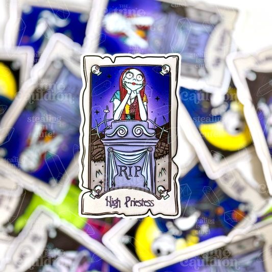 Nightmare Tarot The High Priestess - Sticker
