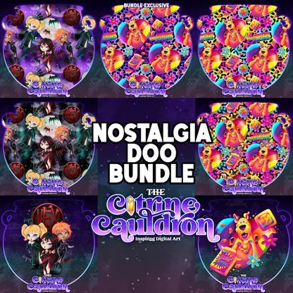 Nostalgia Doo Complete Collection - Seamless & PNG Bundle