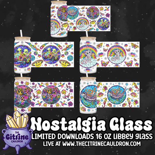 Nostalgia Glass - PNG Wrap for Libbey 16oz Glass Can