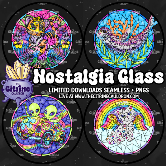 Nostalgia Glass - Sublimation PNG