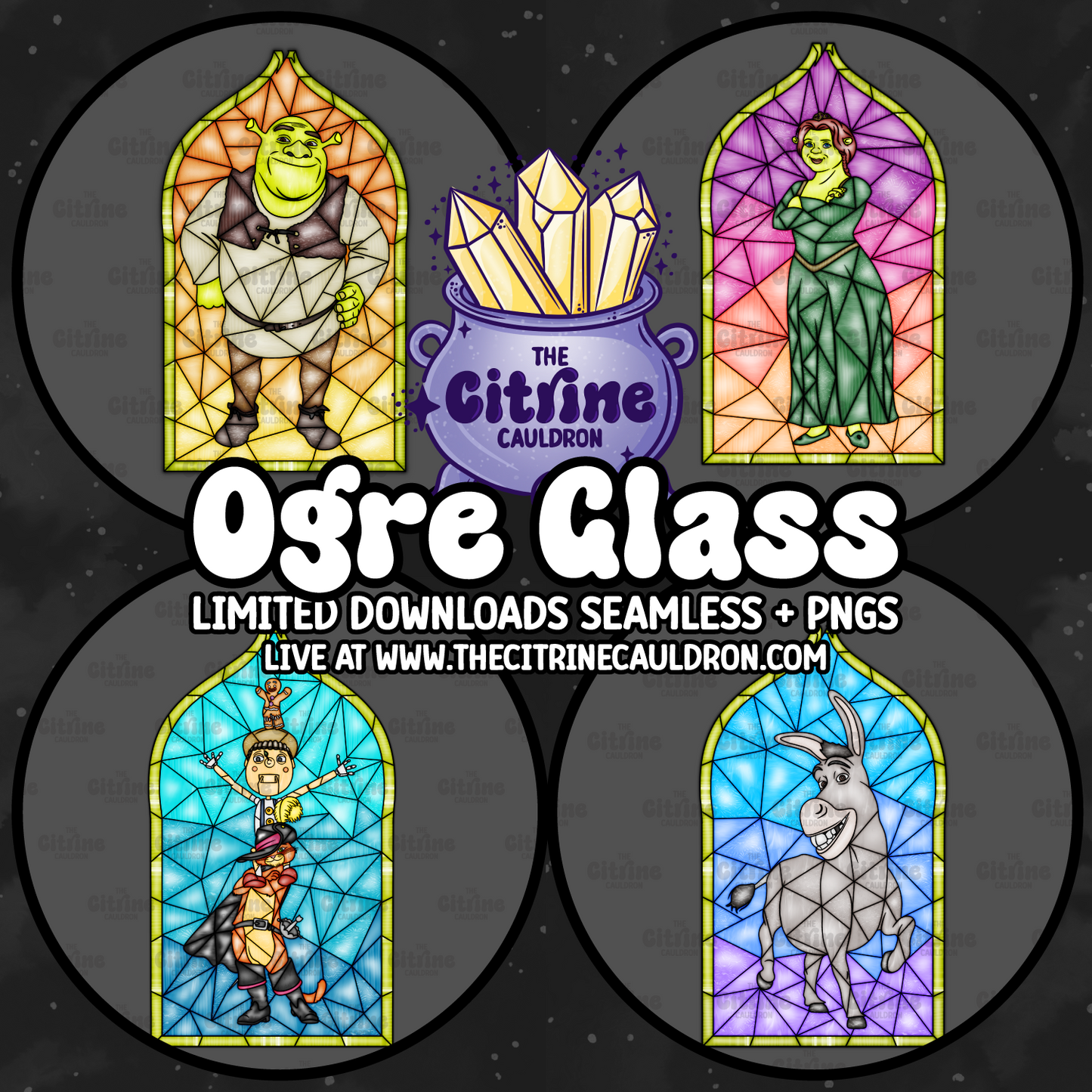 Ogre Glass - Sublimation PNG