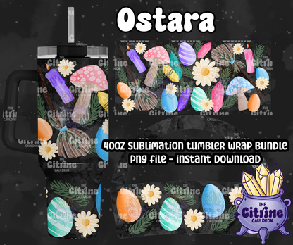 Ostara - PNG Wrap for Sublimation 40oz Tumbler