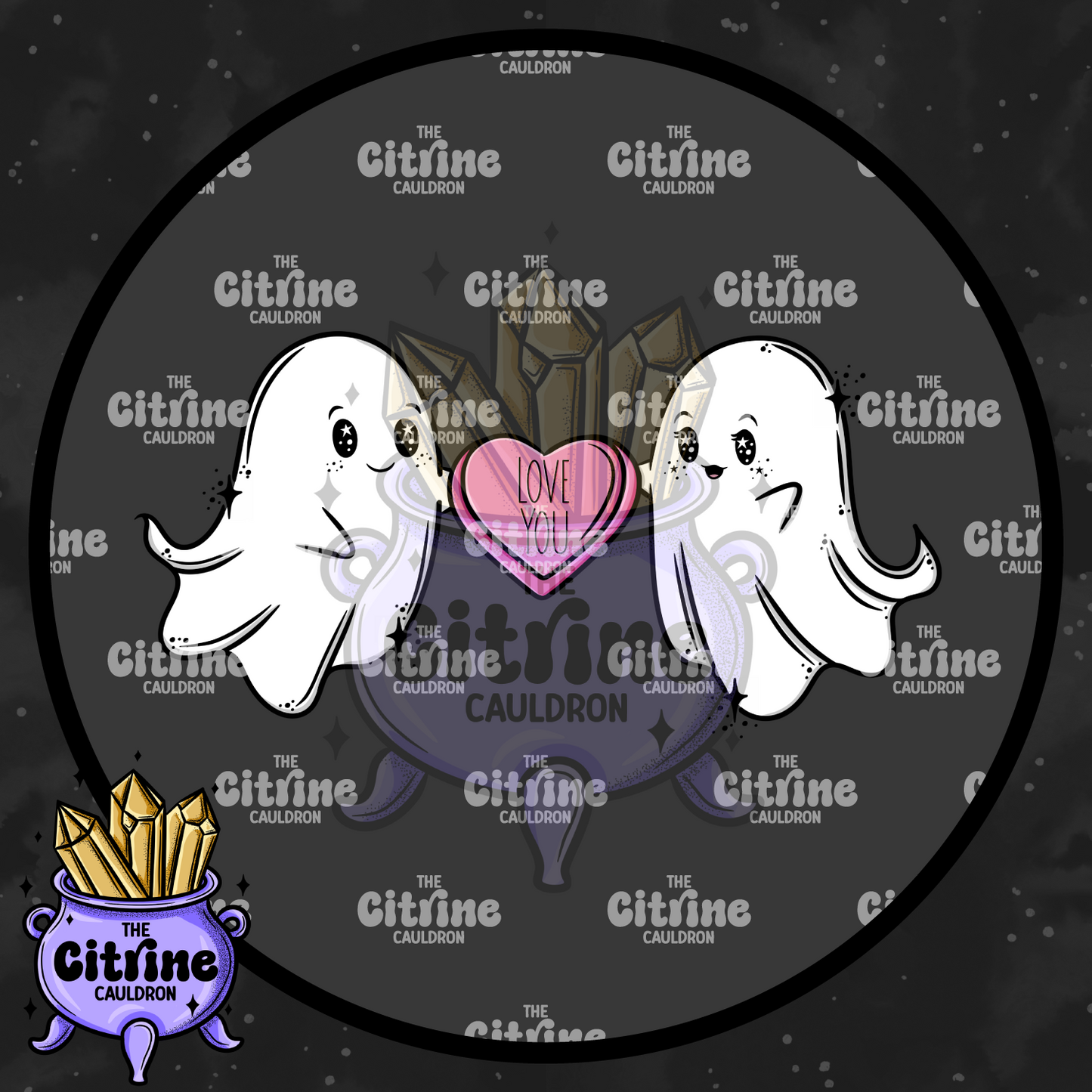 Sweetheart Ghosties - Sublimation PNG