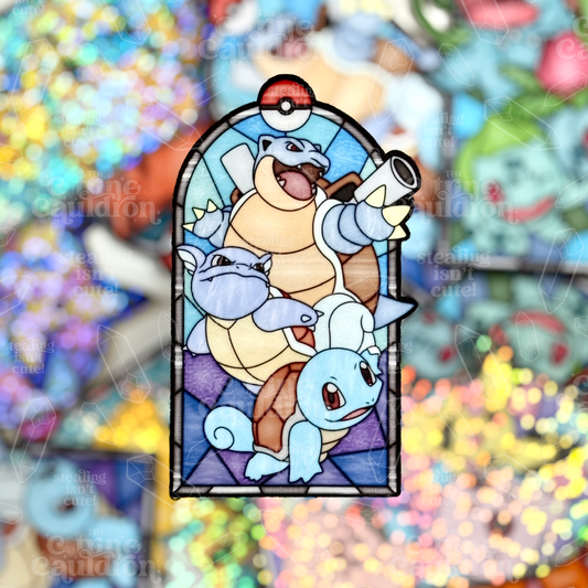 Poke Glass Squir - Sticker