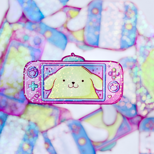 Hello Gamer Pom - Sticker