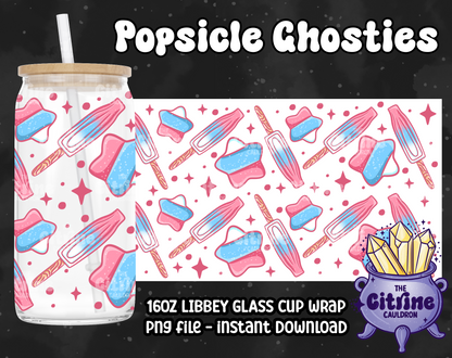Popsicles - PNG Wrap for Libbey 16oz Glass Can