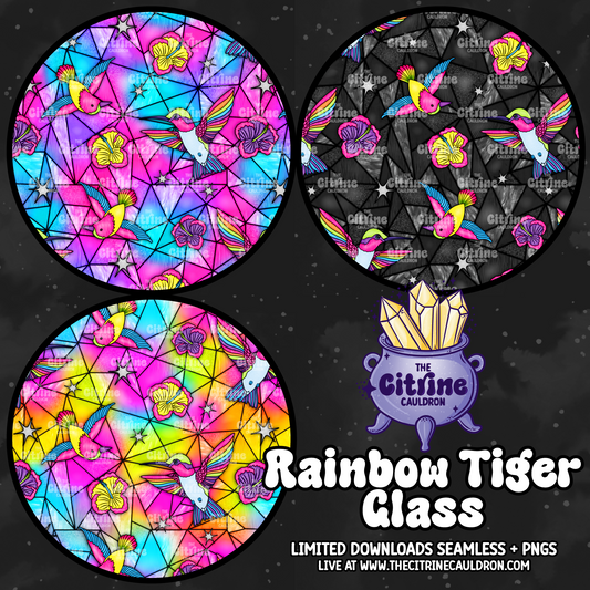 Rainbow Tiger Glass - Coordinate