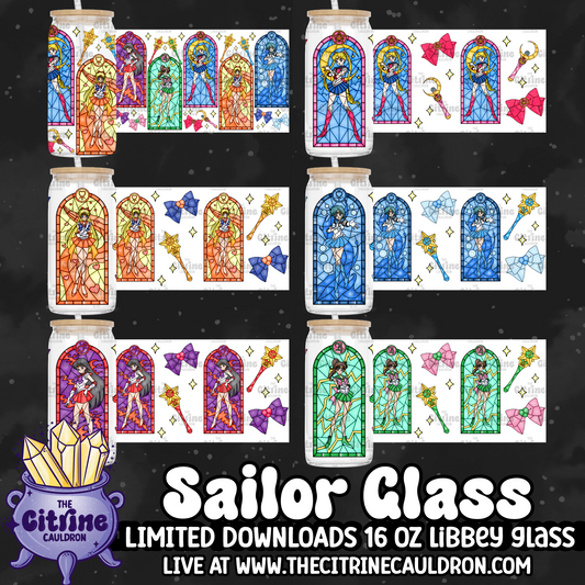 Sailor Glass - PNG Wrap for Libbey 16oz Glass Can
