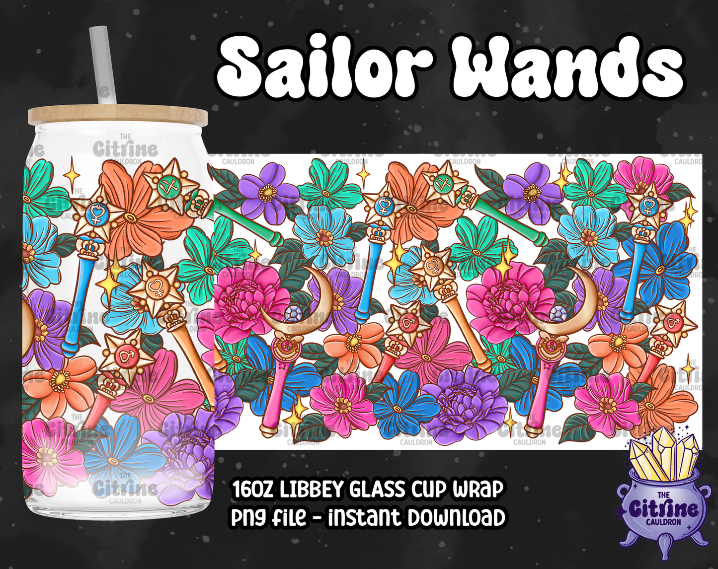 Sailor Gallery - PNG Wrap for Libbey 16oz Glass Can