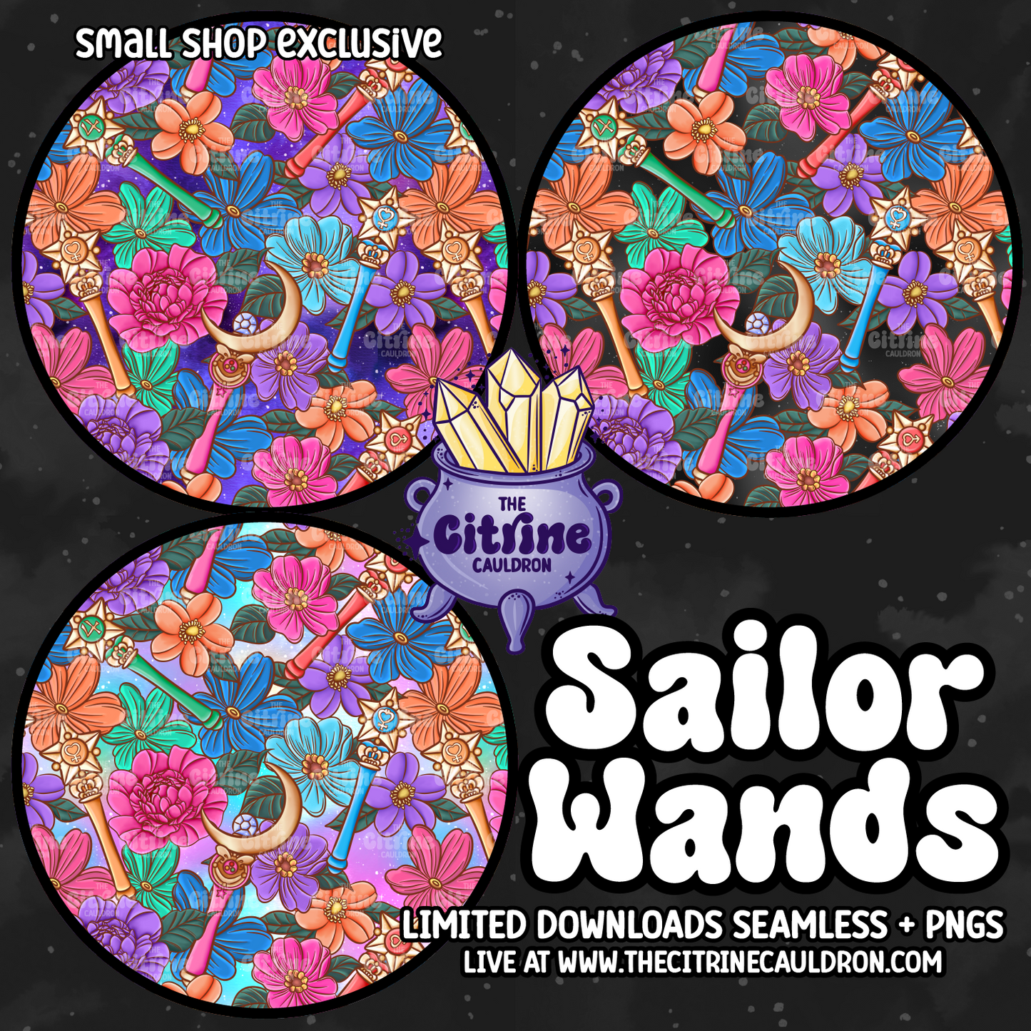 Sailor Wands - Seamless