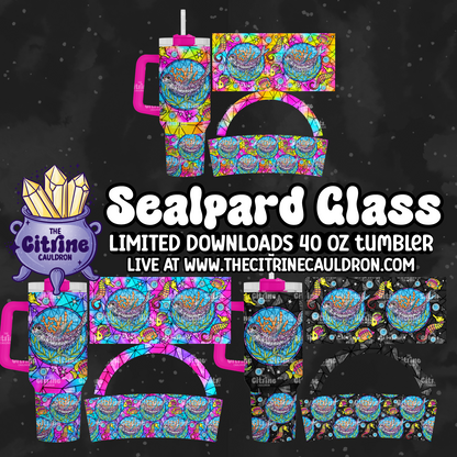 Sealpard Glass - PNG Wrap for Sublimation 40oz Tumbler