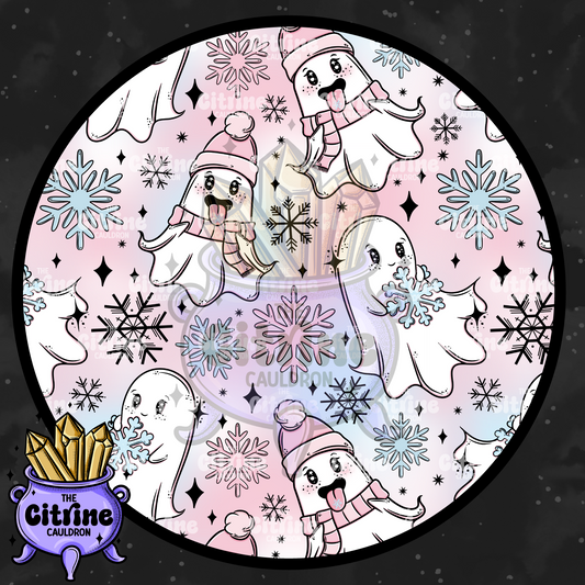 Snowflake Ghosties - Seamless
