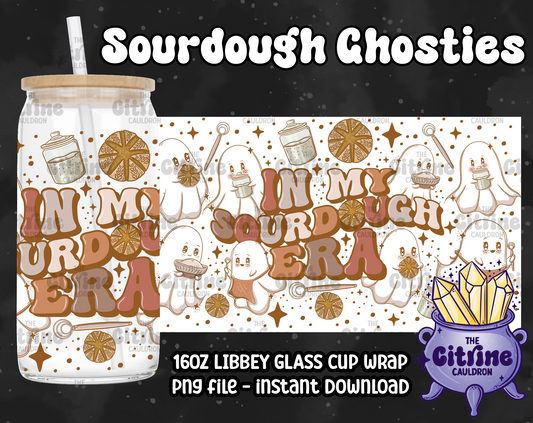 Sourdough Ghosties - PNG Wrap for Libbey 16oz Glass Can