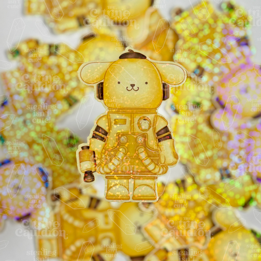 Space Pom - Sticker