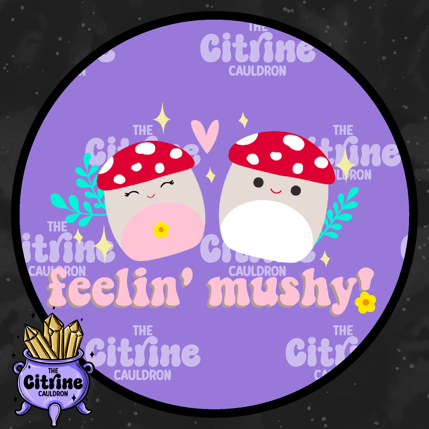Squish Mushie - Sublimation PNG