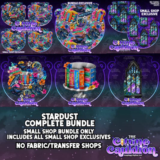 Stardust Complete Collection - Seamless & PNG Bundle - SMALL SHOPS
