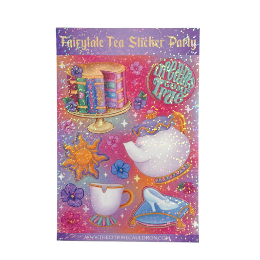 Fairytale Tea Sticker Party - Sticker Sheet