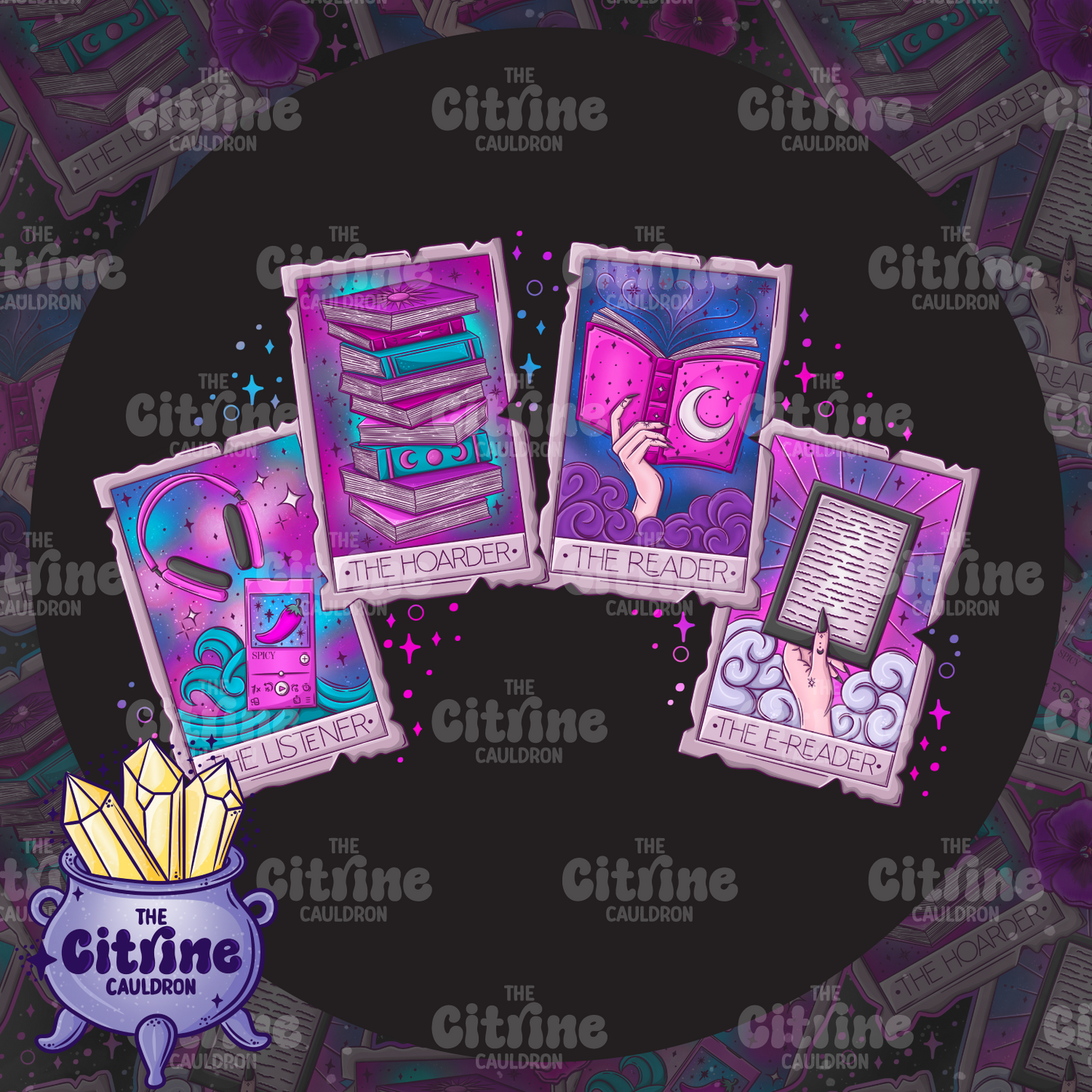 Tarot Tomes Mystic - Sublimation PNG