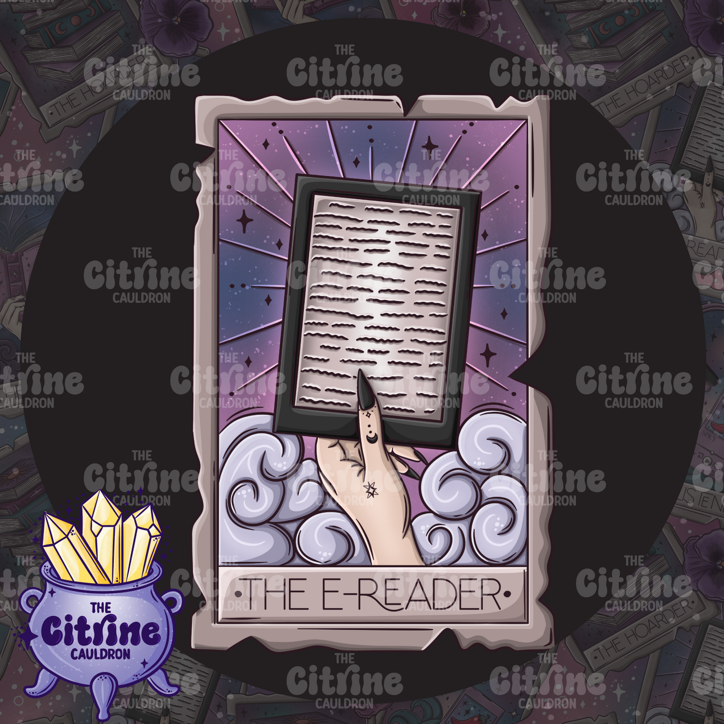 Tarot Tomes Shadowed - Sublimation PNG