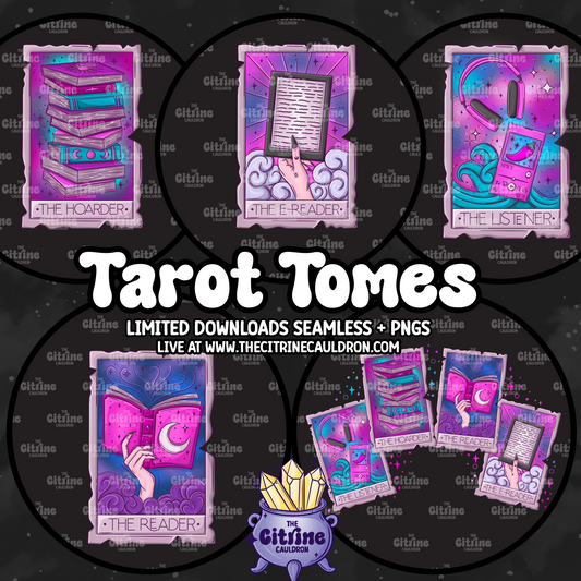 Tarot Tomes Mystic - Sublimation PNG