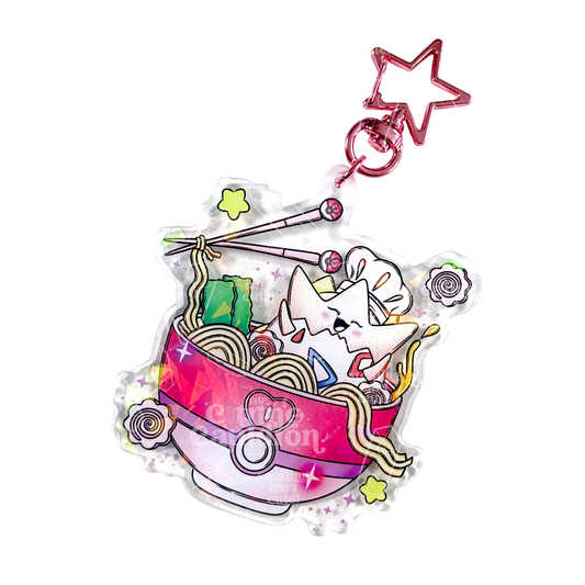 Toge Ramen - Holographic Acrylic Keychain