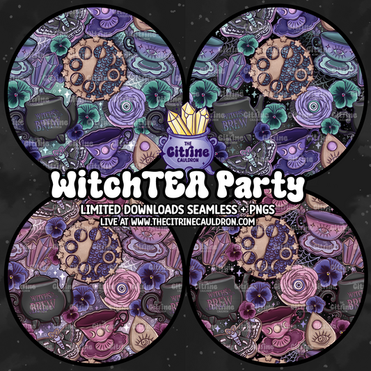 WitchTEA Party - Seamless