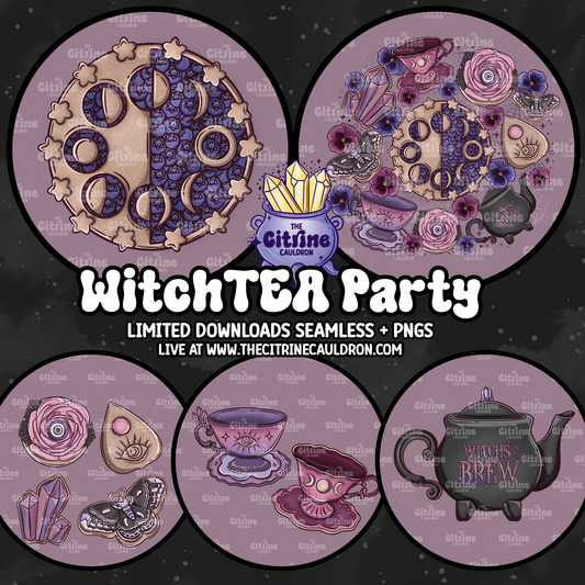 WitchTEA Party - Sublimation PNG
