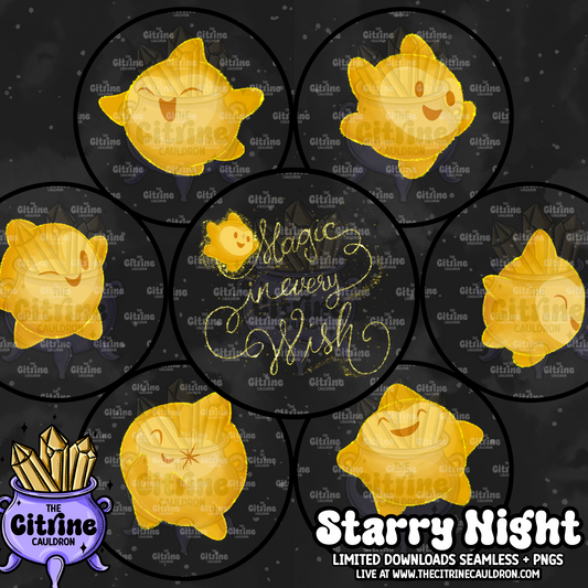 Starry Night - Sublimation PNG