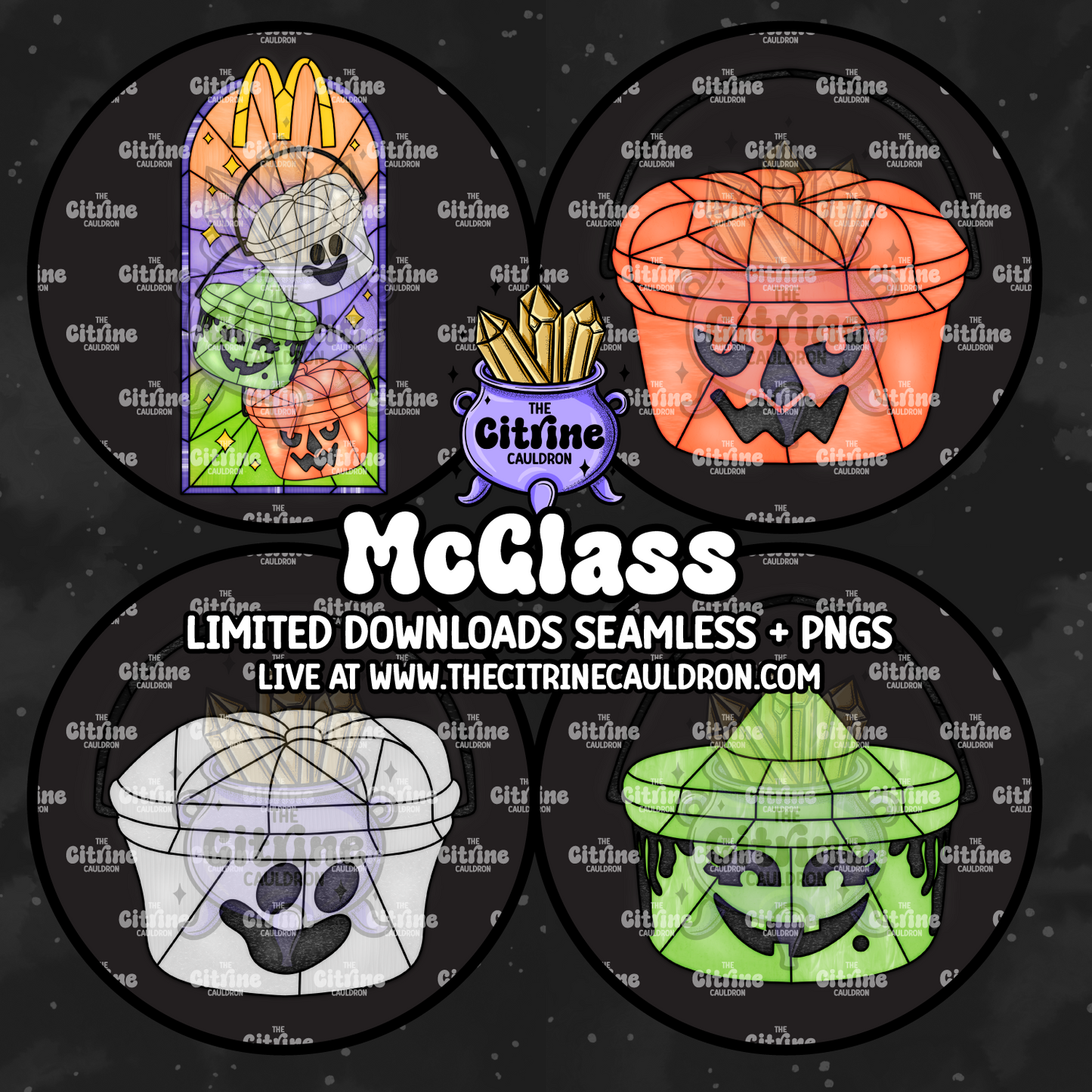 McGlass Buckets - Sublimation PNG