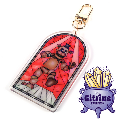 Glass Nights - Holographic Acrylic Keychain