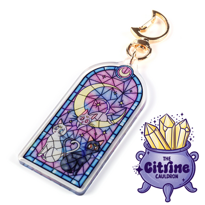 Sailor Glass - Holographic Acrylic Keychain