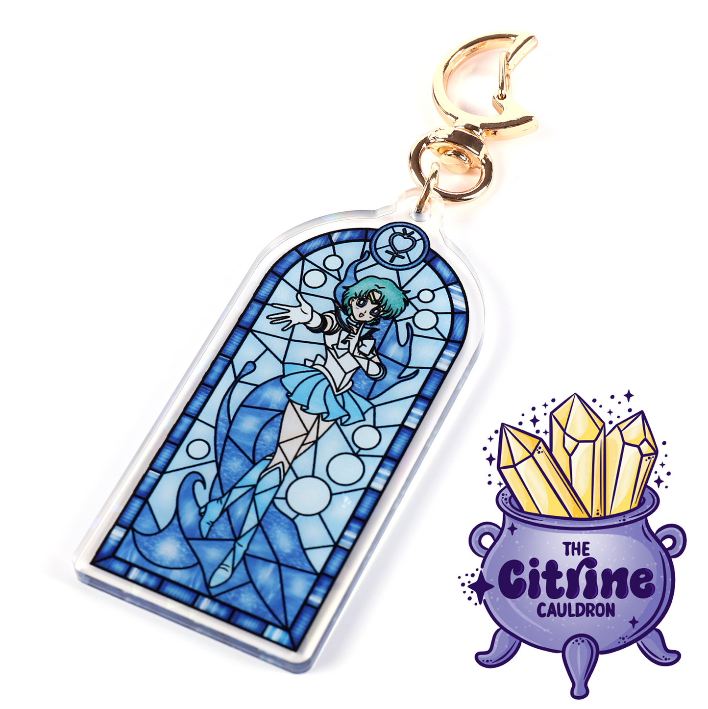 Sailor Glass - Holographic Acrylic Keychain